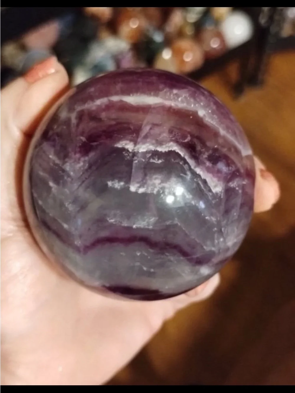 Candy Fluorite Sphere Large UHQ